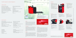 Elektryczne wózki paletowe platformowe Linde T25SP 