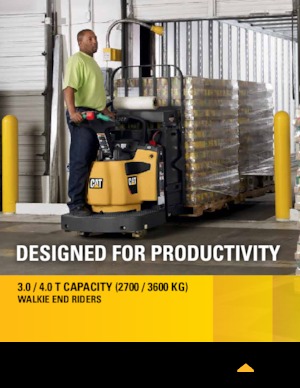 Elektryczne wózki paletowe platformowe Caterpillar WR40