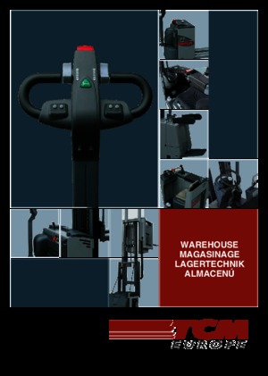 Elektryczne wózki paletowe z siedziskiem TCM RPT 20 R