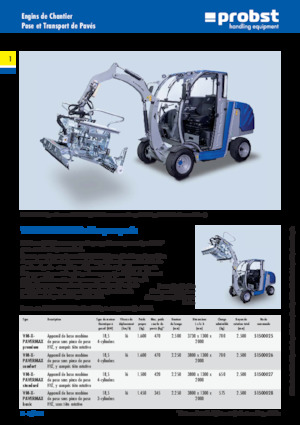 Maszyny do układania kostki brukowej Probst VM-X-PAVERMAX comfort