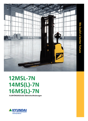 Wózki paletowe elektryczne Hyundai 16 MS 7 N