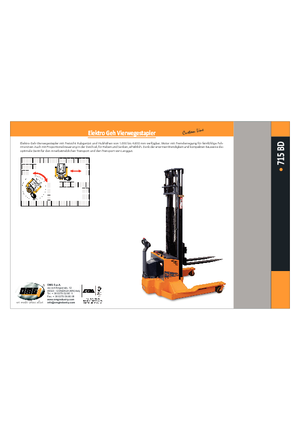 Wózki paletowe elektryczne OMG 715 BD