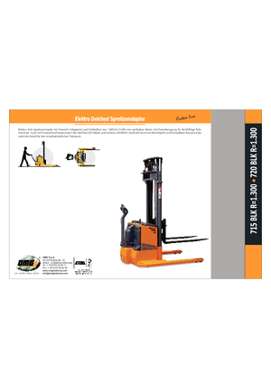 Wózki paletowe elektryczne OMG 715 BLK 1300