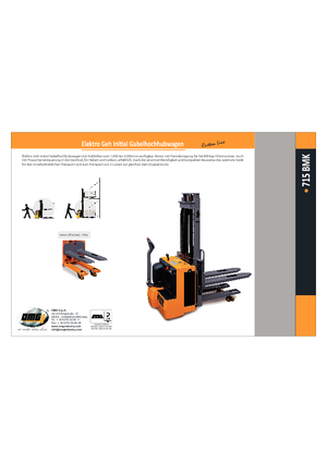 Wózki paletowe elektryczne OMG 715 BMK