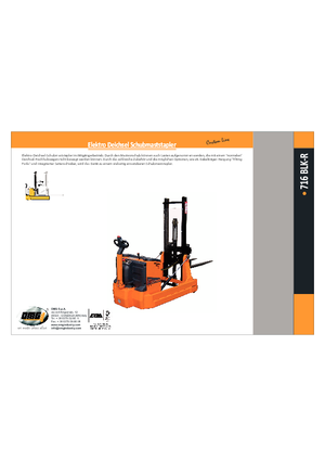Wózki paletowe elektryczne OMG 716 BLK-R