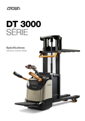 Wózki paletowe elektryczne Crown DT 3040-2.0 TL