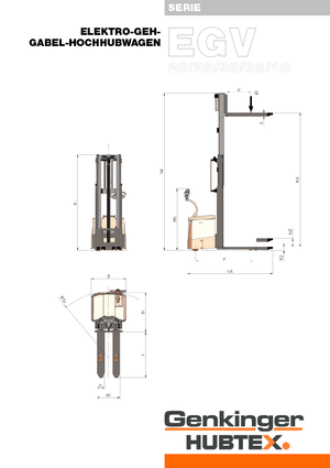 Wózki paletowe elektryczne Genkinger EGV 30/35