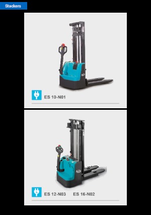 Wózki paletowe elektryczne Baoli ES 16-N02