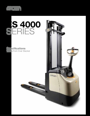 Wózki paletowe elektryczne Crown ES 4000-35 TL-3260