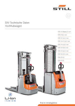 Wózki paletowe elektryczne Still EXV 14 C