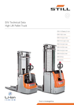 Wózki paletowe elektryczne Still EXV 14 D