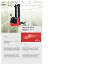 Wózki paletowe elektryczne Linde L 20 i