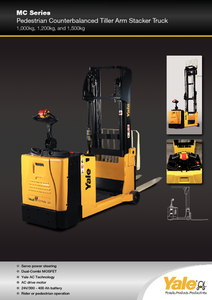 Wózki paletowe elektryczne Yale MC10