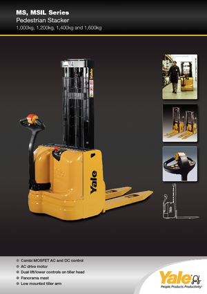 Wózki paletowe elektryczne Yale MS10E