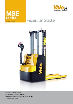 Wózki paletowe elektryczne Yale MS12E