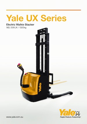 Wózki paletowe elektryczne Yale MSL15WUX