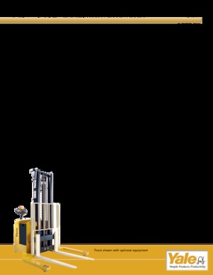 Wózki paletowe elektryczne Yale MSW040-E