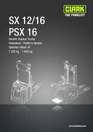 Wózki platformowe podnośnikowe Clark PSX 16