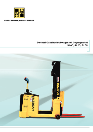 Wózki paletowe elektryczne Hyster S1.2C