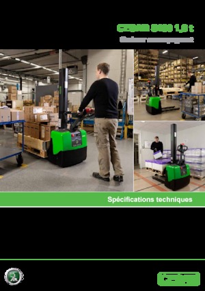 Wózki paletowe elektryczne Cesab S 110 S