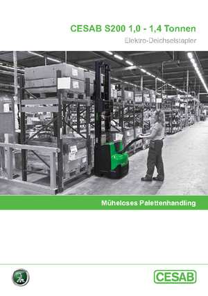 Wózki paletowe elektryczne Cesab S 212 L