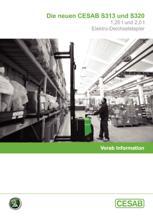 Wózki paletowe elektryczne Cesab S 313 L