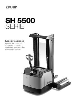 Wózki paletowe elektryczne Crown SH 5520-1.8 TT