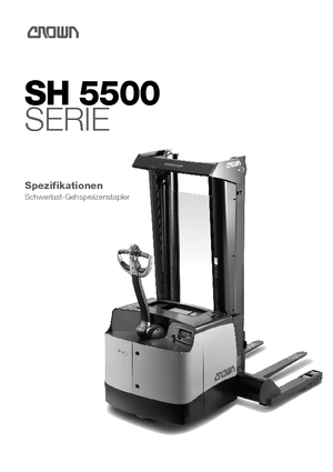 Wózki paletowe elektryczne Crown SH 5520-1.8 TT