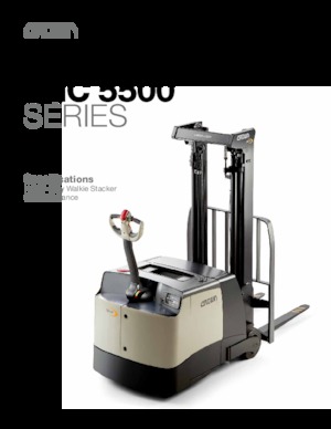 Wózki paletowe elektryczne Crown SHC 5540-30 TL