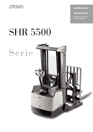Wózki paletowe elektryczne Crown SHR 5520-1.35 TT