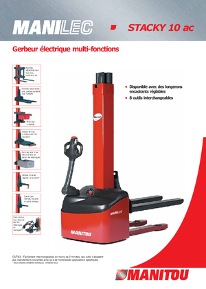 Wózki paletowe elektryczne Manitou Stacky FR-D 28