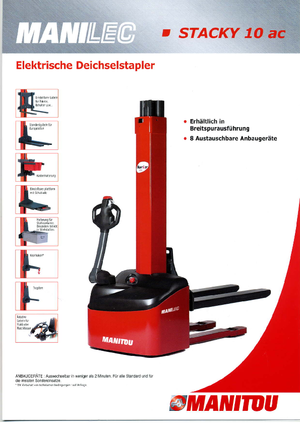 Wózki paletowe elektryczne Manitou Stacky FR-D 28