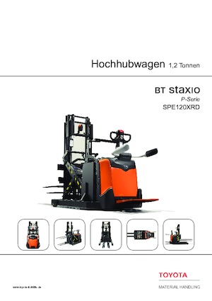 Wózki paletowe elektryczne BT SPE 120 XRD