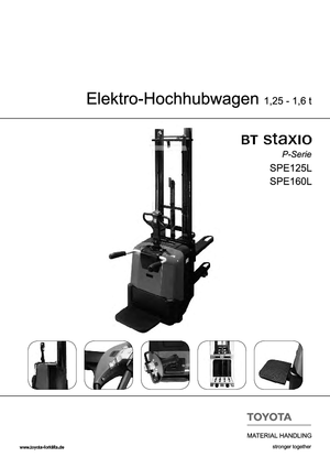 Wózki paletowe elektryczne BT SPE 125 L