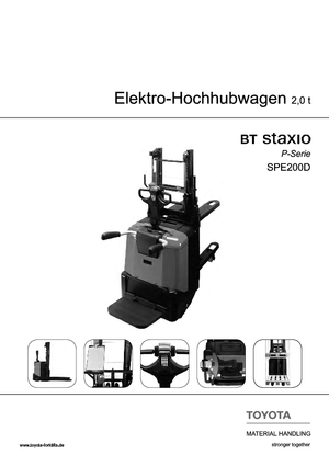 Wózki paletowe elektryczne BT SPE 200 D