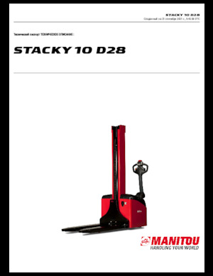 Wózki paletowe elektryczne Manitou Stacky 10 D28