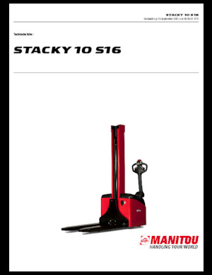 Wózki paletowe elektryczne Manitou Stacky 10 S 16