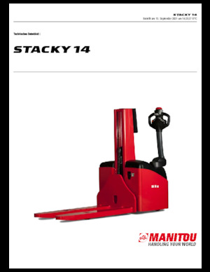 Wózki paletowe elektryczne Manitou Stacky 14