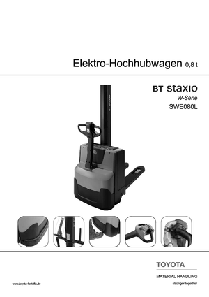 Wózki paletowe elektryczne BT SWE 080 L
