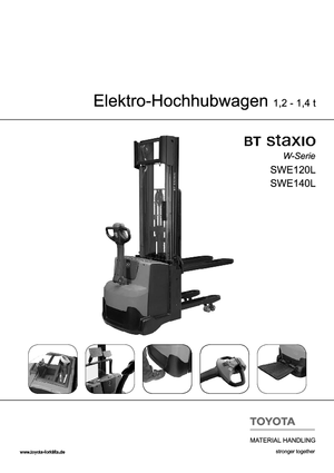 Wózki paletowe elektryczne BT SWE 120 L