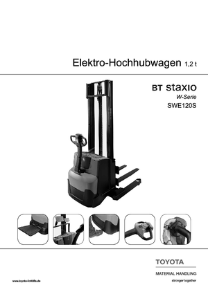 Wózki paletowe elektryczne BT SWE 120 S