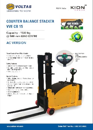 Wózki paletowe elektryczne OM VVE CB-1.5T