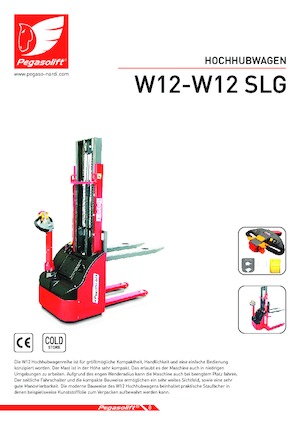 Wózki paletowe elektryczne Pegasolift W 12