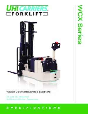 Wózki paletowe elektryczne UniCarriers WCX30