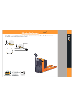 Wózek paletowy ręczny OMG 330 K