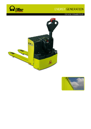 Wózek paletowy ręczny PRAMAC Lifter CX 14 Plus