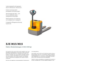 Wózek paletowy ręczny Jungheinrich EJE M15