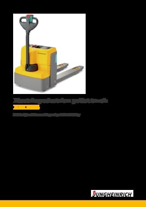 Wózek paletowy ręczny Jungheinrich EJE M15