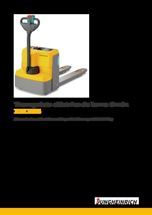 Wózek paletowy ręczny Jungheinrich EJE M15