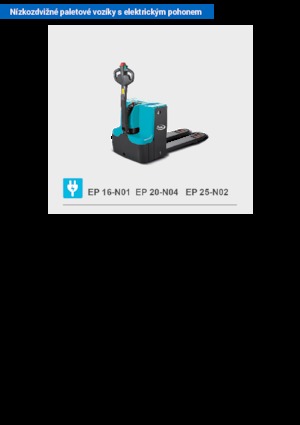 Wózek paletowy ręczny Baoli EP 16-N01